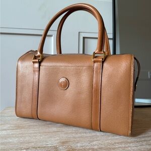 Vintage Gucci Brown Boston Leather Bag